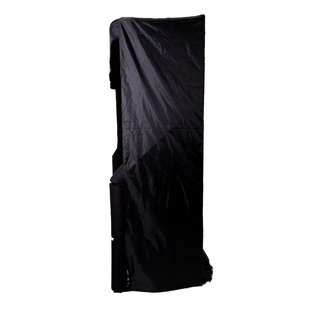 High-quality golf simulator bay with golf impact scree