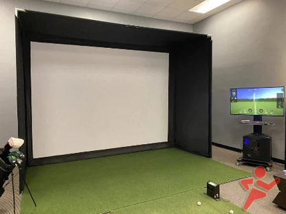 AllSportsystems Micro Bay™ Golf Simulator Bays for Small Rooms