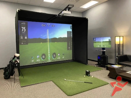 AllSportsystems Micro Bay™ Golf Simulator Bays for Small Rooms