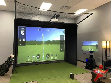 AllSportsystems Micro Bay™ Golf Simulator Bays for Small Rooms