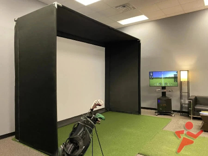 AllSportsystems Micro Bay™ Golf Simulator Bays for Small Rooms