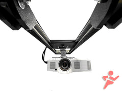 AllSportsystems SkyRail+ Cage Attached Golf Simulator Projector Mount for DIY and SuperBay LITE Bays